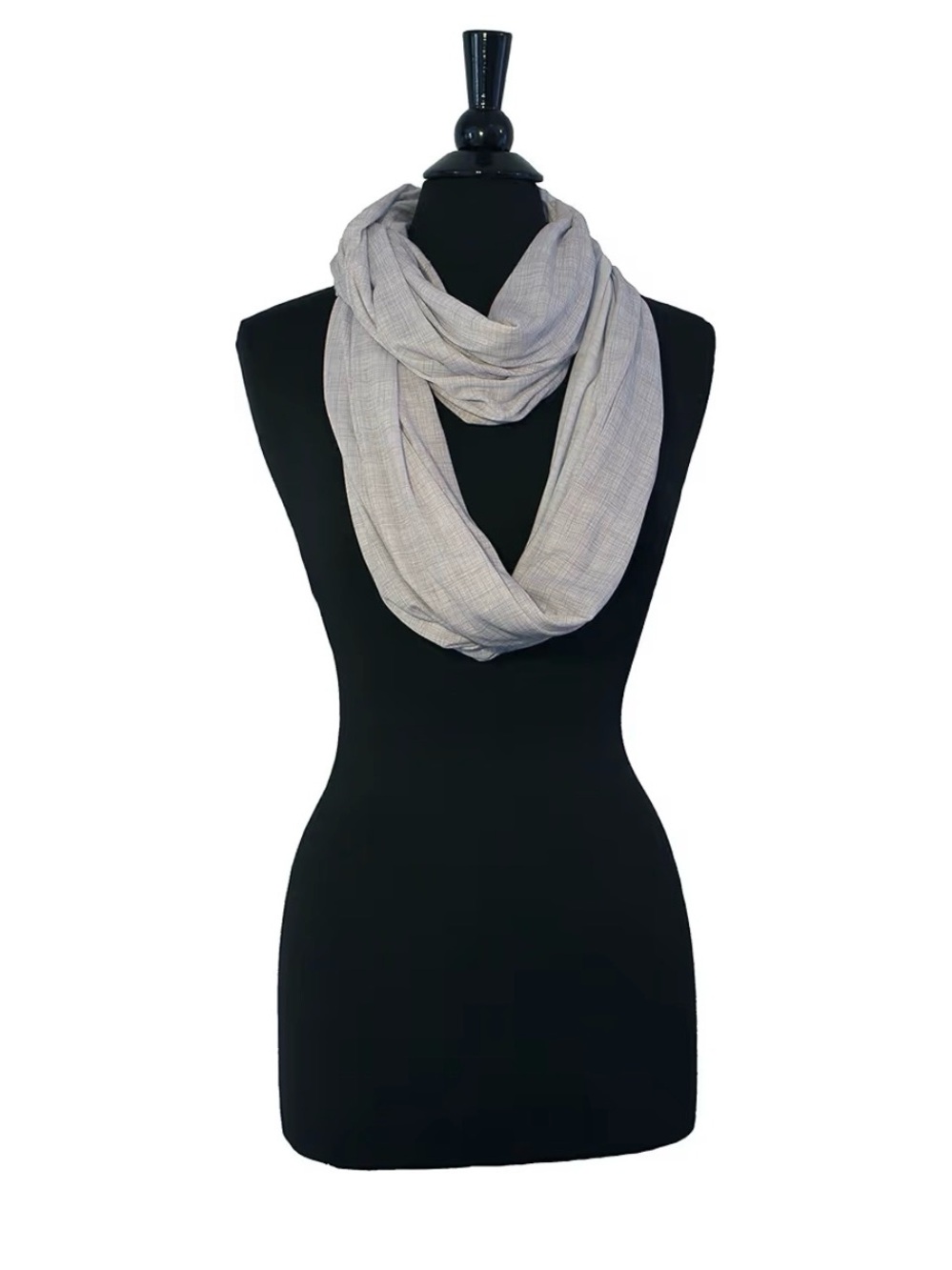 Heather Gray Infinity Nursing Scarf